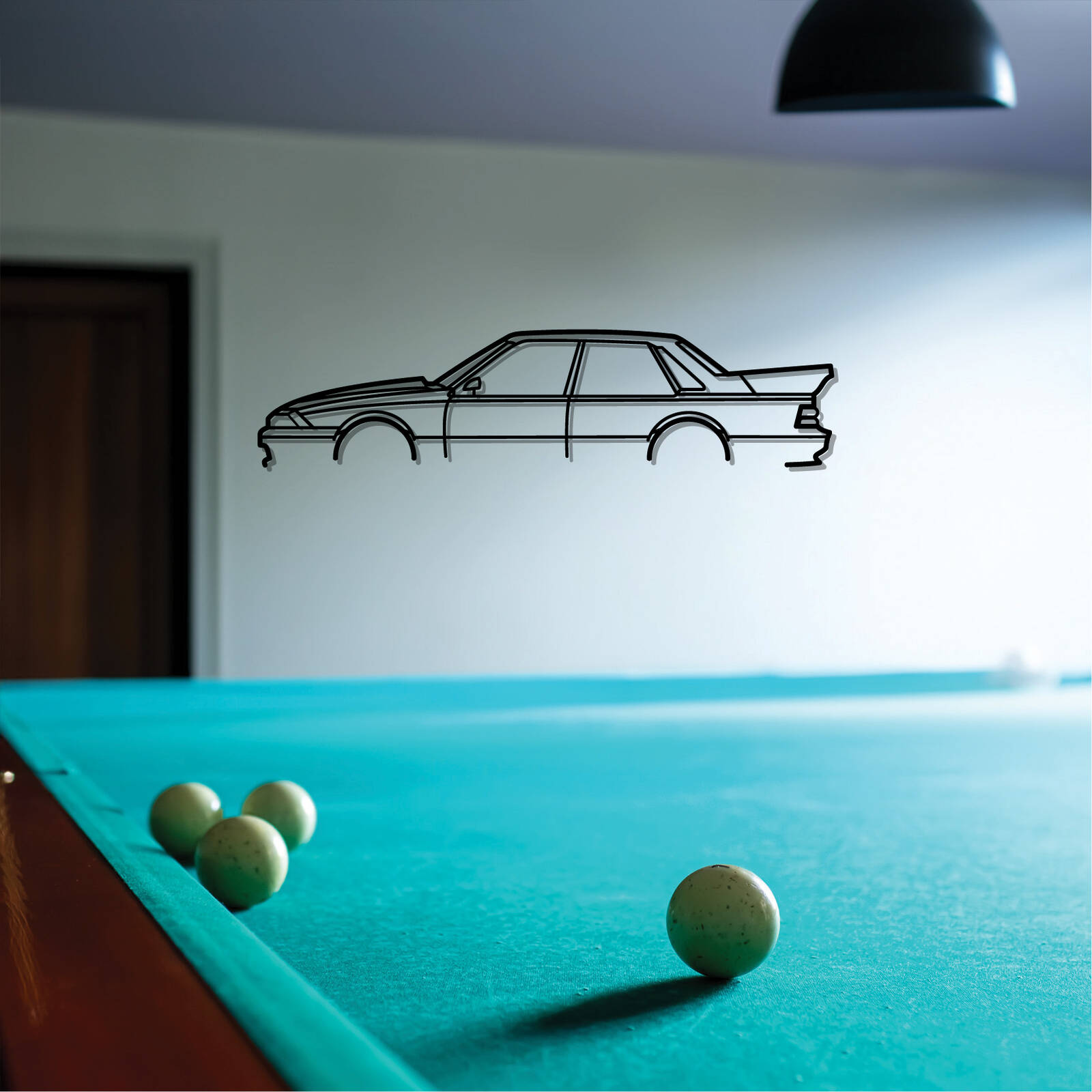 VL Walkinshaw Silhouette Metal Wall Art
