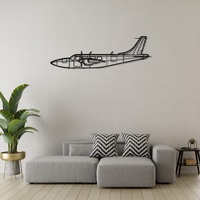 Aerostar 601P Ð High-Performance Pressurized Twin Silhouette Metal Wall Art