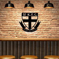 St Kilda Saints AFL Team Metal Wall Art
