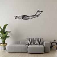 Airbus A400M Atlas Ð Tactical Military Transport Aircraft Silhouette Metal Wall Art