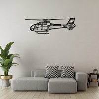 Airbus H130 Ð Versatile Light Helicopter Silhouette Metal Wall Art