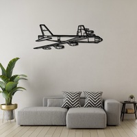 Boeing B-52H Stratofortress Ð Long-Range Strategic Bomber Silhouette Metal Wall Art