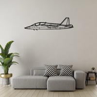 Boeing T-7 Red Hawk Ð Advanced Trainer Aircraft Silhouette Metal Wall Art