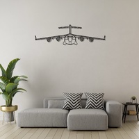 Boeing C-17 Globemaster III Ð Strategic Transport Aircraft Silhouette Metal Wall Art