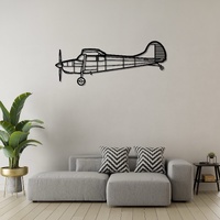 Cessna 170B Ð Four-Seat Light Aircraft Silhouette Metal Wall Art