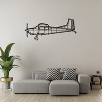 Cessna 180K Ð Four-Seat Utility Aircraft Silhouette Metal Wall Art