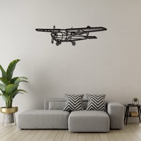 Cessna 182 Skylane Ð Four-Seat Light Aircraft Silhouette Metal Wall Art