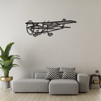 Cessna 182Q Skylane Ð Four-Seat Light Aircraft Silhouette Metal Wall Art