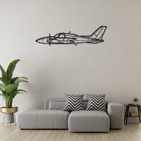Cessna 310R Ð Twin-Engine Light Aircraft Silhouette Metal Wall Art