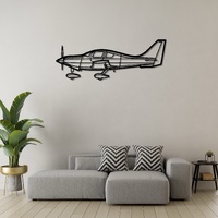 Cessna 400 Ð High-Performance Single-Engine Aircraft Silhouette Metal Wall Art