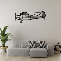 Cessna L-19 Bird Dog Ð Light Observation Aircraft Silhouette Metal Wall Art