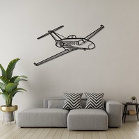 Cessna Citation M2 Ð Light Business Jet Silhouette Metal Wall Art