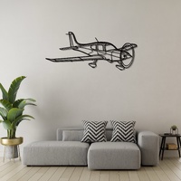Cirrus SR22 G2 Ð Four-Seat High-Performance Aircraft Silhouette Metal Wall Art