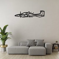 Diamond DA42 Twin Star Ð Four-Seat Twin-Engine Aircraft Silhouette Metal Wall Art