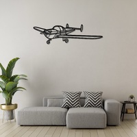 Erco Ercoupe 415CD Ð Classic Two-Seat Light Aircraft Silhouette Metal Wall Art