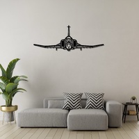 F-4 Phantom Ð Supersonic Multirole Fighter Silhouette Metal Wall Art