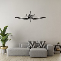 F4U Corsair Ð Iconic WWII Fighter Aircraft Silhouette Metal Wall Art