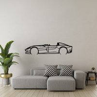 Ferrari Monza SP1 Silhouette Metal Wall Art