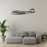 Grumman A-6 Intruder Ð All-Weather Attack Aircraft Silhouette Metal Wall Art