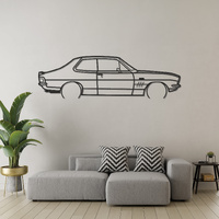 Holden LJ Torana 1974 Silhouette Metal Wall Art