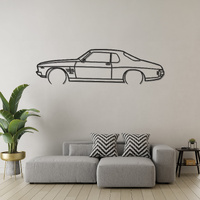 Holden Monaro GTS Silhouette Metal Wall Art