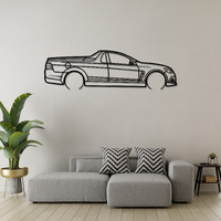 Holden VF GEN-F2 Maloo R8 LSA Silhouette Metal Wall Art