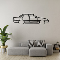 Holden VL Sedan Silhouette Metal Wall Art