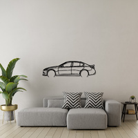 Infiniti 2019 Q50 Silhouette Metal Wall Art