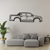 Isuzu D-Max 2025 Silhouette Metal Wall Art