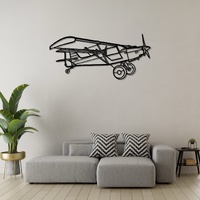 Kitfox S7 STi Ð Light Sport Aircraft Silhouette Metal Wall Art