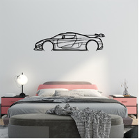 Koenigsee One I Silhouette Metal Wall Art