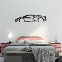 Lamborghini 2024 Revoluto 01 Silhouette Metal Wall Art
