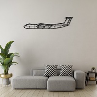 Lockheed C-141 Starlifter Ð Strategic Airlift Aircraft Silhouette Metal Wall Art