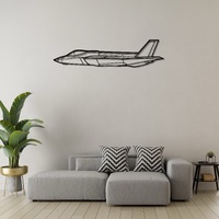 Lockheed Martin F-35C Lightning II Ð Carrier-Based Stealth Fighter Silhouette Metal Wall Art