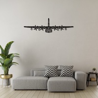 Lockheed MC-130J Ð Special Operations Transport Aircraft Silhouette Metal Wall Art