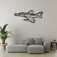 McDonnell Douglas TA-4J Skyhawk Ð Advanced Jet Trainer Silhouette Metal Wall Art