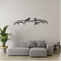 Porsche 986 987 Silhouette Metal Wall Art