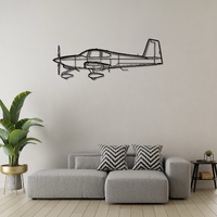 Vans RV-10 Ð Four-Seat High-Performance Kit Aircraft Silhouette Metal Wall Art