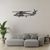 Sikorsky MH-60 Jayhawk Ð Multi-Mission Maritime Helicopter Silhouette Metal Wall Art