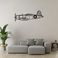 Vought F4U Corsair Ð Legendary WWII Carrier-Based Fighter Silhouette Metal Wall Art