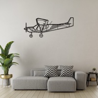 Zenith STOL CH 750 Ð Two-Seat Short Takeoff & Landing Aircraft Silhouette Metal Wall Art